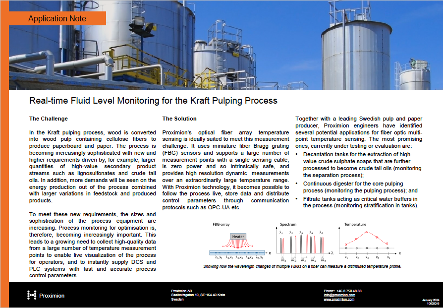 Real-time Fluid Level Monitoring for the Kraft Pulping Process